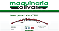 Desktop Screenshot of maquinariaolivar.com