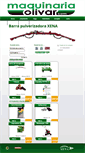 Mobile Screenshot of maquinariaolivar.com
